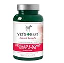 Veterinarian's Best Healthy Coat Shed & Itch Relief Chewable Tablets, 50 Count