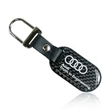 Audi Carbon Fiber Key Chain