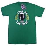 GUINNESS LUCK OF THE IRISH Licensed Green Tee