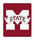 Mississippi State Bulldogs Classic Fleece Blanket/Throw - NCAA College Athletics