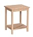 International Concepts OT041 Accent Table, Unfinished