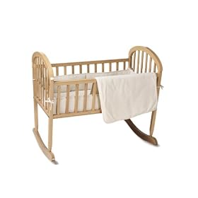 American Baby Company 100% Organic Cotton 3 Piece Cradle Set