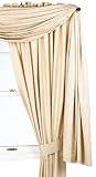 Waterford Rory Scarf Valance, Ivory/Gold
