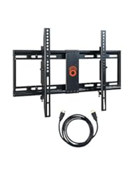 CE: ECHOGEAR Tilting Low Profile TV Wall Mount Bracket for most 32-70 inch LED, LCD, OLED and Plasma Flat Screen TVs with VESA patterns up to 600 x 400 - Up to 15 Degrees of Tilt - Includes 6 HDMI Cable - EGLT1-BK - ECHOGEAR