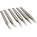6Pc Tweezers Set Stainless Steel Jewelers Watch Tools