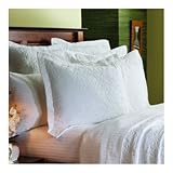 Matelassé Euro Stone Washed Sham in Grafix Matelassé Euro Stone Washed Sham in Grafix