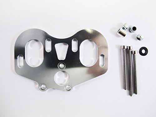 ALIENTAC Alloy Dual Motor Mount Black For RC Crawler SCX10