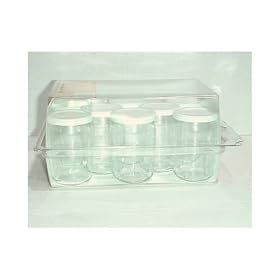 Seb - 989641 - Yaourti�res - 8 Pots Verre Couvercle Farine