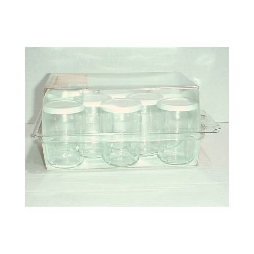 Seb - 989641 - Yaourtières - 8 Pots Verre Couvercle Farine