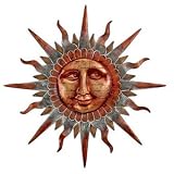 Metal Sun Face Wall Dcor (24 inch)