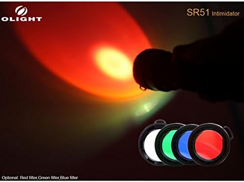 Flashlight Diffuser Filter For Olight SR51 M3X Surefire M6 UB3T.