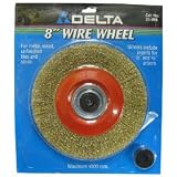 DELTA 23-096 8-Inch Bench Grinder Wire Wheel, Fine
