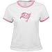 Reebok Tampa Bay Buccaneers Ladies White Camouflage Logo Ringer T-shirt