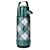 1 litre Pump Action Tartan Vacuum Flask - GREEN