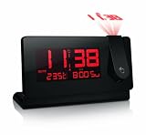 Oregon Scientific RMR391 Slim Radio Controlled Projection Clock with Indoor / Outdoor Temperature