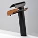 Single Handle Waterfall Bathroom Vessel Sink Faucet with Tempered Glass Spout, Tall Oil Rubbed Bronze Single Handle Waterfall Bathroom Vessel Sink Faucet with Tempered Glass Spout, Tall Oil Rubbed Bronze