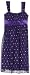 Ruby Rox Girls 7-16 Cupcake Glitter Dress,Purple,Large