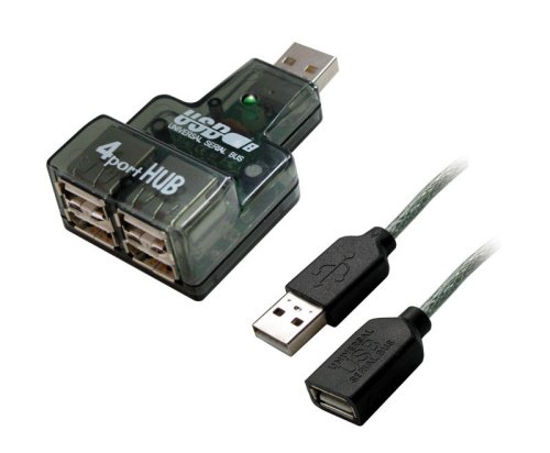 APM - Mini Hub 4 Ports USB + Mini rallonge USB