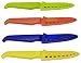 Rachael Ray 4-Inch Paring Knives with Blade Guard, Orange/Yellow/Blue/Green, Pack of ...