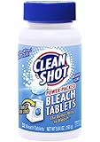 Clean Shot 828102 Regular Scent Concentrated Bleach Tablet - 32 Tablet/Bottle