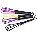 Tinksky 5pcs Plastic Whisk Whip Mixer Stirrer Whisk (Random Color)