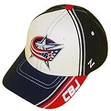 NHL COLUMBUS BLUE JACKETS RED FLEX FIT SM SMALL HAT CAP