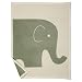 Elephant Baby Blanket Color: Jade