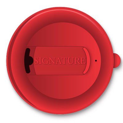 Tumbler Lid - Red Tumbler Lid for 16oz Cups