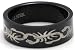 Blackline Scorpion Design Stainless Steel Ring by BodyPUNKS (RBS-021)
