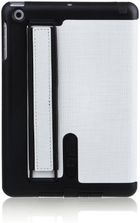 Gentne Smart Ipad Mini / Ipad Mini 2 Case Cover Full Body Protection with Front & Back Pu Leather Case Cover with Magnetic Sleep Sensor (White)