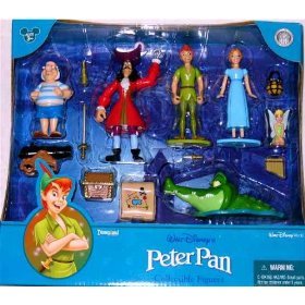 the toy the movie:Disney Peter Pan Figurine Figure Set