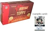 2006 Topps Heritage Football Cards Hobby Box (24 packs/box, 8 cards/pack)- 1 limited shortprint per pack, randomly inserted autographs, jersey cards & more - Look for top rookies like Reggie Bush, Matt Leinart, Vince Young & more!!