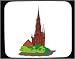 Decorated Mouse Pad with Italy, church, construction, shrine, Europe, architecture, b...