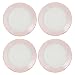 Caldo-Freddo Toscana 11-Inch Pink Dinner Plates, Set of 4