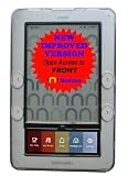 Clear mCover® Hard Shell Case for Barnes & Noble 6-inch Nook eBook reader, built-in hard Screen Protector and Retractable Stand included