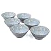 6 pc Japanese rice soup bowl set Sakura LB