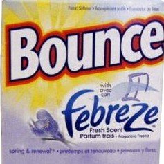 400 count BOUNCE with FEBREZE SPRING & RENEWAL Fabric Softener Dryer Sheets