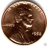 1958 Wheat Penny (Coin)