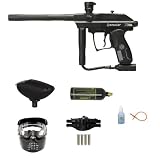 WavetoGo Spyder Kingman 2012 Xtra Paintball Marker Gun 4+1 Package - Black