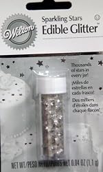 WILTON SILVER STARS EDIBLE GLITTER 703-201