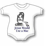 Jesus Would Use a Mac Bib and Onesie