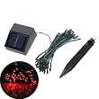 35ft Waterproof 60 LED Solar Fairy Lights (Red) Garden Ceremony Xmas Party 35ft Waterproof 60 LED Solar Fairy Lights (Red) Garden Ceremony Xmas Party
