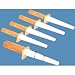 5 White Leather Ring Stick Mandrels Showcase Displays