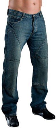 Hornee Blue Dupont Military Grade Sa-M4 Relax Fit Burnt Kevlar Jeans (28" Waist , Blue)