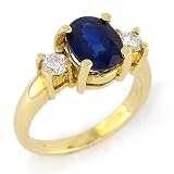 2.87 Carat Sapphire and Diamond Ring (Closeout)