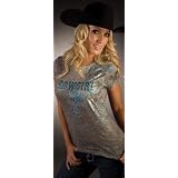 Cowgirl Up&reg; Old West Spur Burnout Tee for Wome by Wyoming West Designs, Llc