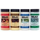 Original Aromatherapy Bath Crystals -Pack of 4, 17 Oz- All Natural Mineral Salts - Aroma Therapy For Hot Tubs, Spas & Jacuzzi