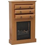 Stonegate FP09-24-09-OAK Corner Electric Fireplace With 3D Flames Reviews