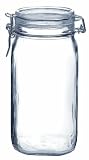 Bormioli Rocco Fido Round Clear Jar, 50-3/4-Ounce