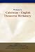 Book Websters Calabrese - English Thesaurus Dictionary